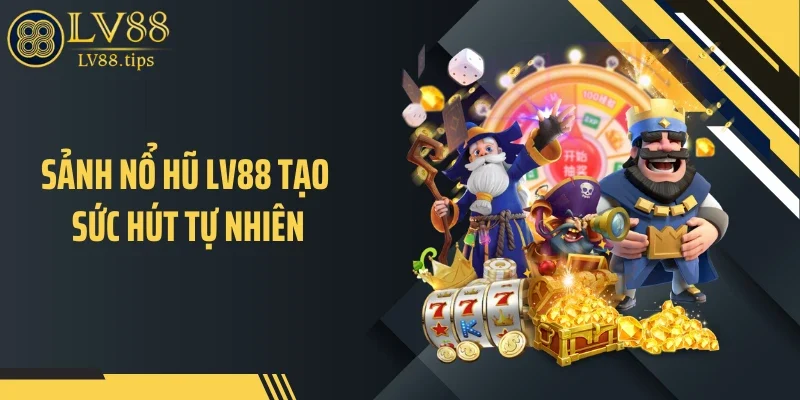 Nổ hũ LV88 Sảnh nổ hũ LV88 tạo sức hút tự nhiên